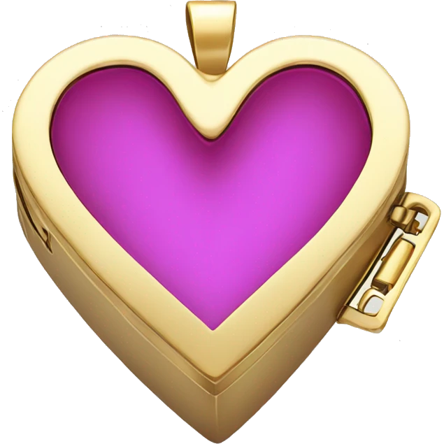 Heart locket emoji