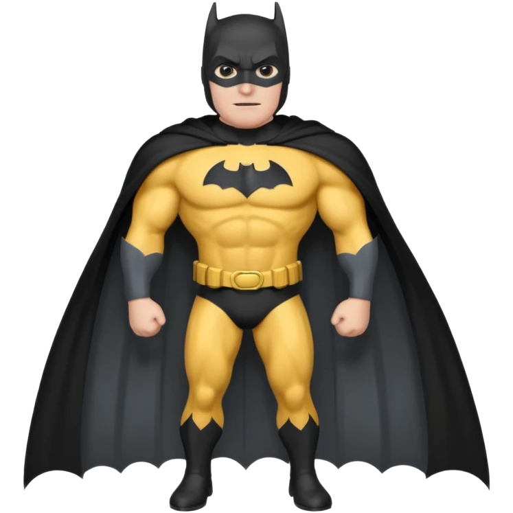 caucasian batman full body emoji