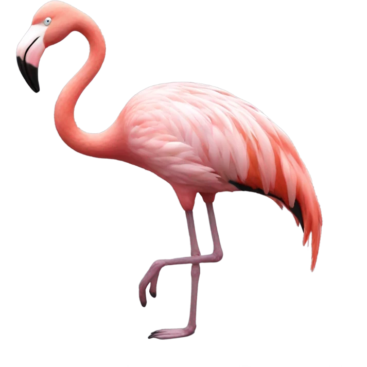 Flamingo dancing emoji