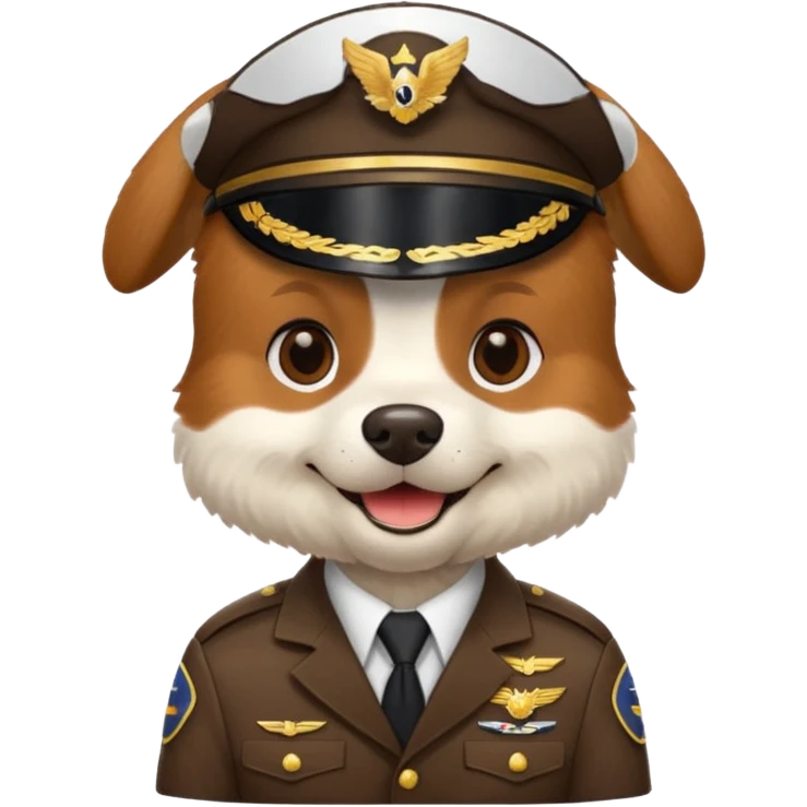 dog pilot emoji