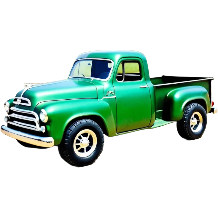 1:10 off-road lcg smoking rusting Basher style “Sandford and Son Salvage” 1954 blackened tarnished hotrod rat rod streamlined anime Studebaker zombie infected extended-cab rc bulging pickup (extra wide low-profile pin tires chrome wheels with fenders) emoji