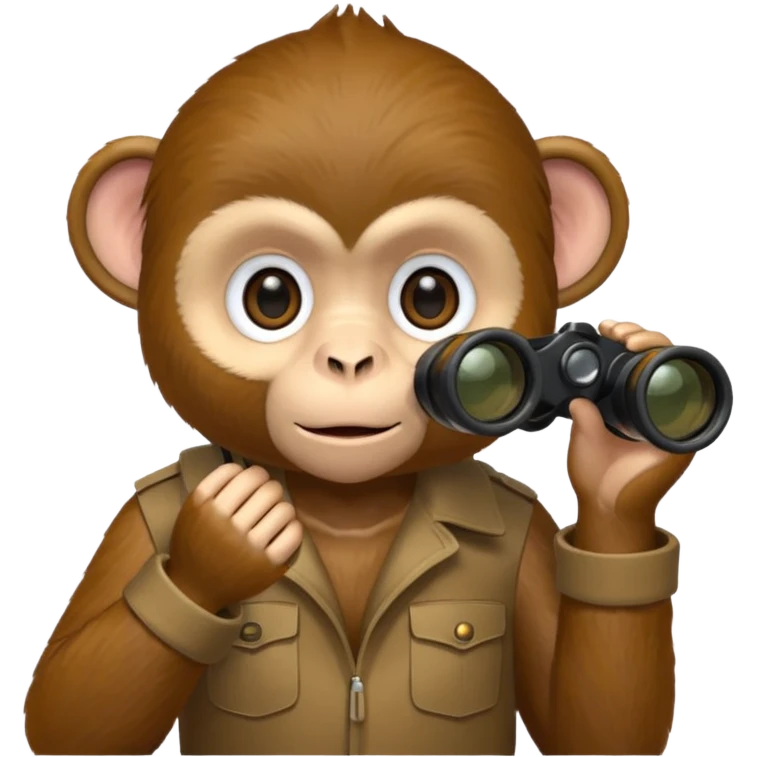 monkey binocular emoji