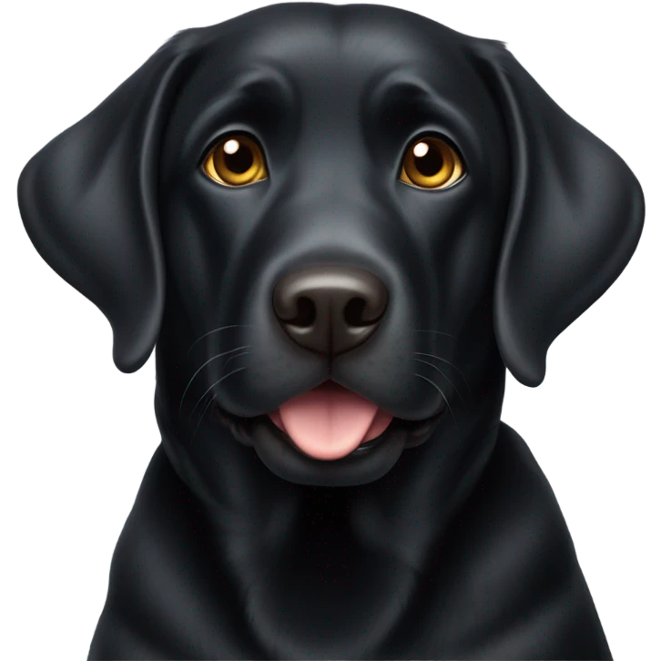 Black lab emoji