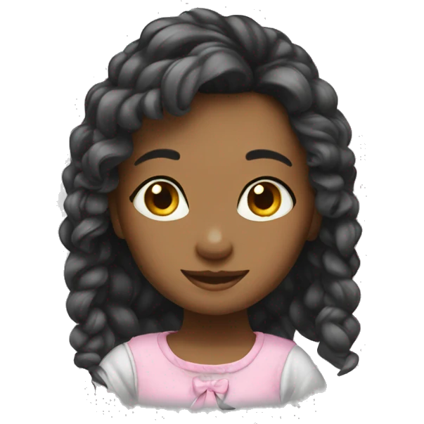 Cute girly emoji