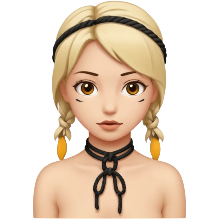 Bdsm girl emoji tied up naked emoji