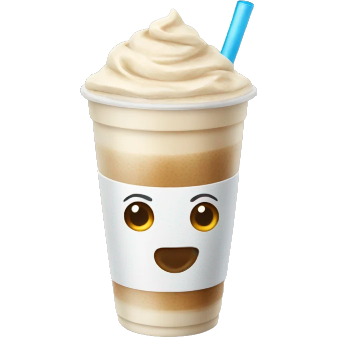 Ice latte emoji