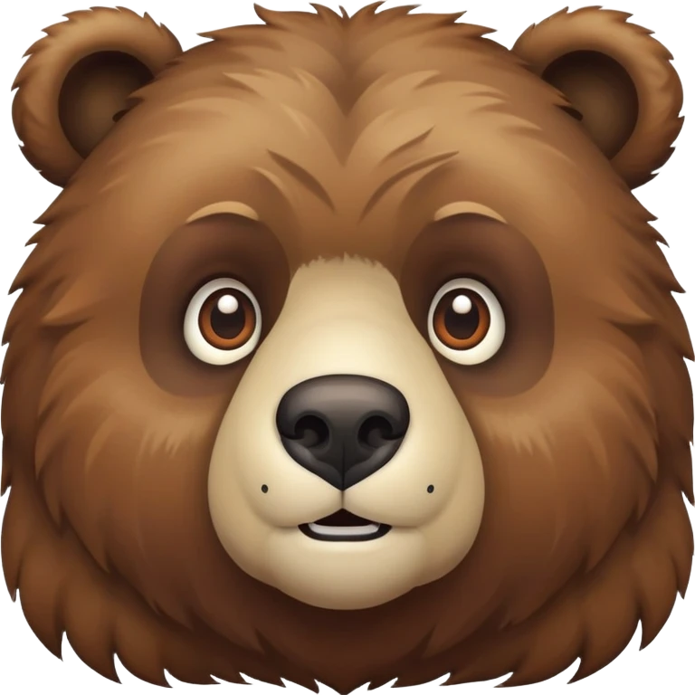 bear face emoji