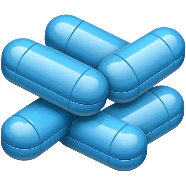 blue medicines emoji