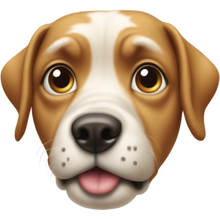 Dog with huge eyes  emoji