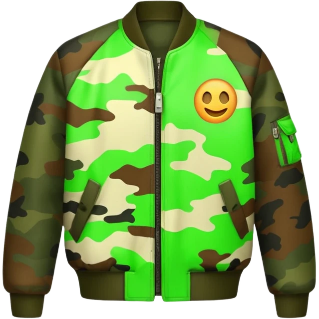 camo bomber emoji
