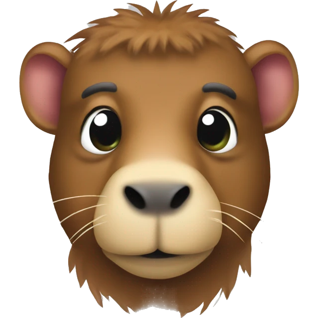 capibara con letrero que diga I’m outsourcing  emoji