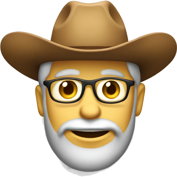 Singe avec chapeau de cowboy emoji