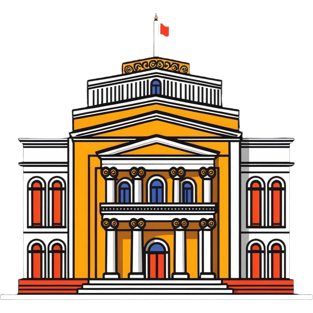 The Bolshoy theatre building in Moscow  emoji