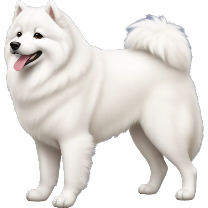 Samoyed full body emoji