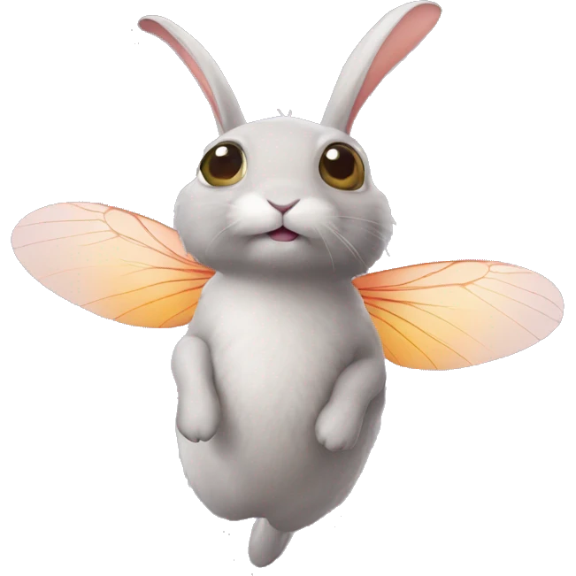 rabbit fly emoji