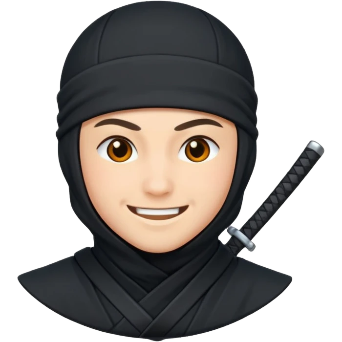 Ninja who is falling in love emoji