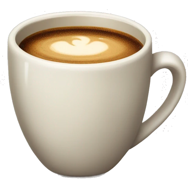 neutral cup of coffee emoji