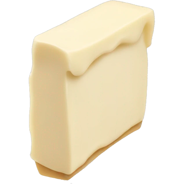 Thin bar of white chocolate  emoji