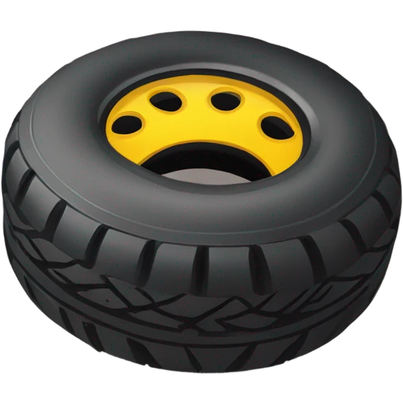 Flat tire deflated  emoji