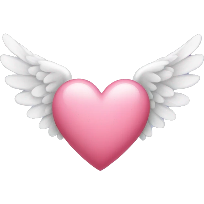 heart with angel wings emoji