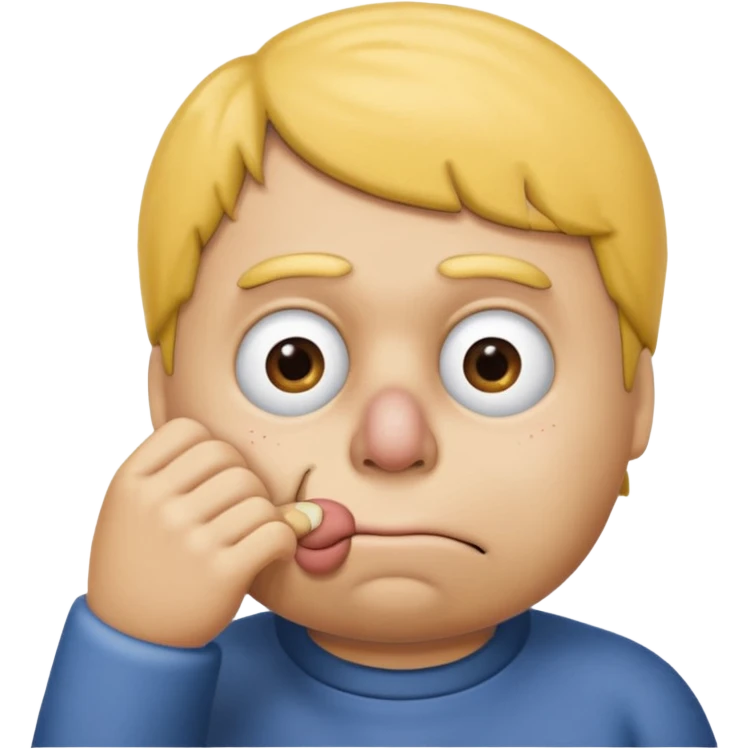 ralph wiggum nose picking emoji