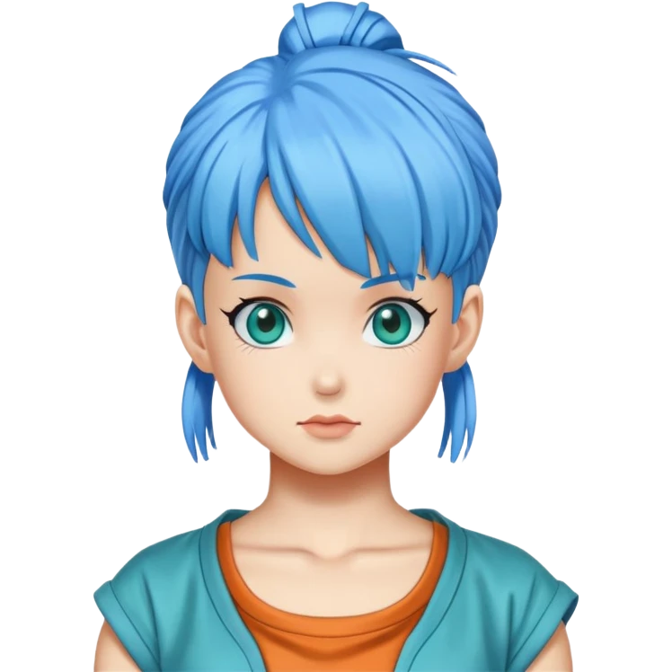 Bulma from Dragon Ball emoji