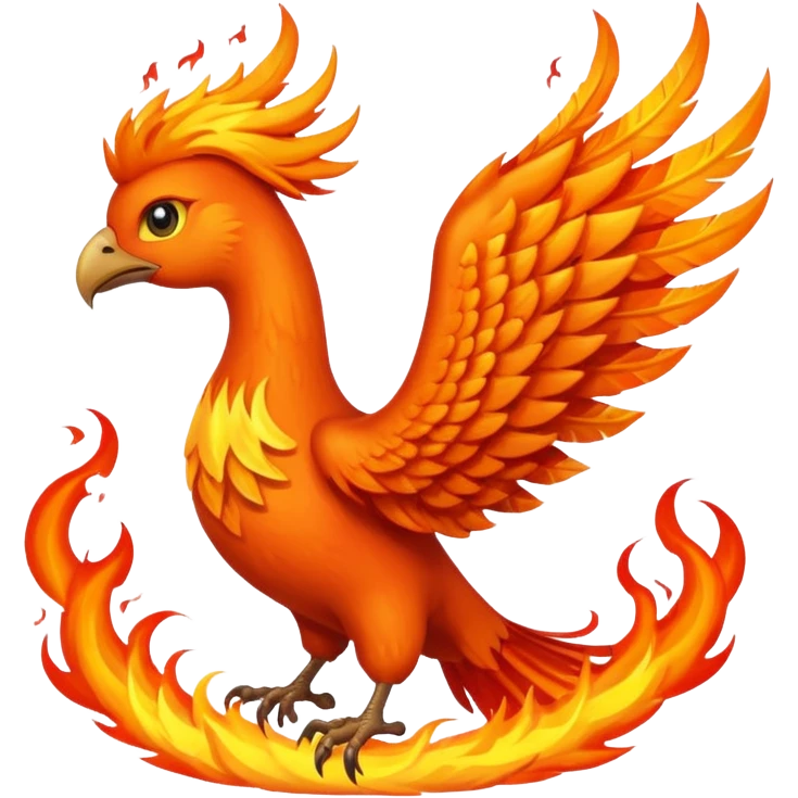 Fire ang Phoenix emoji