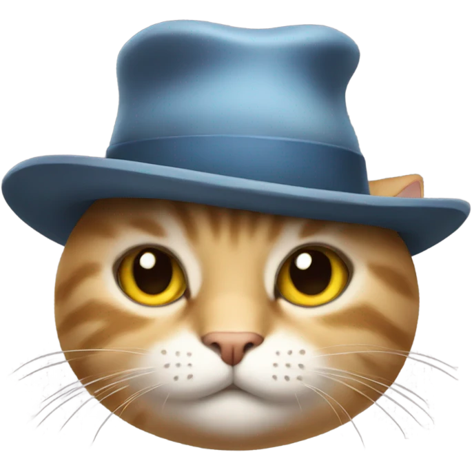 Cat with a hat emoji