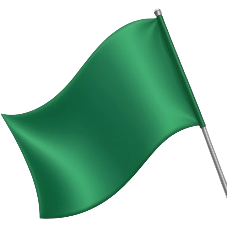 Green flag emoji
