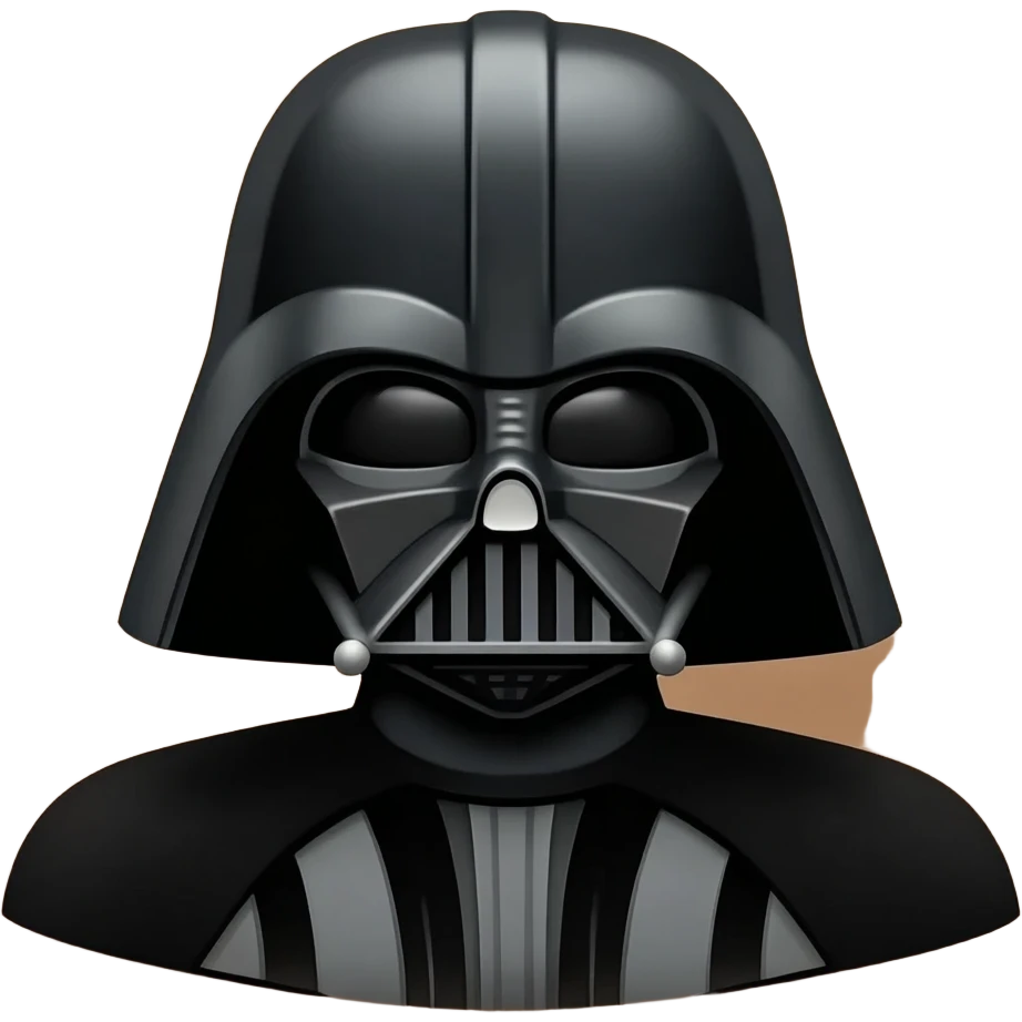 Darth Vader's coffee packet emoji