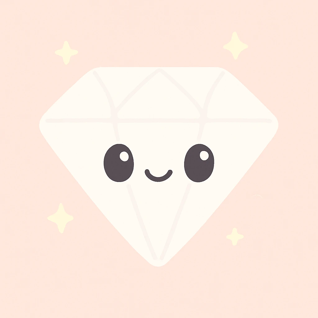 white diamond emoji