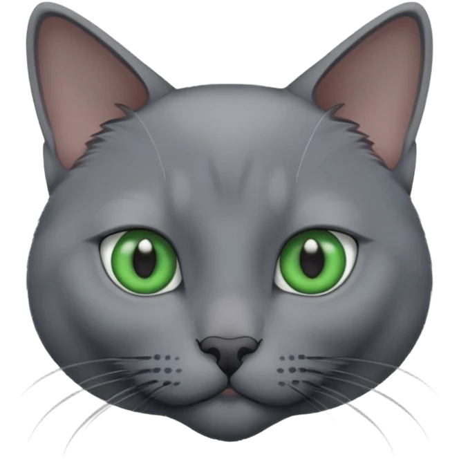 Cat Russian blue emoji