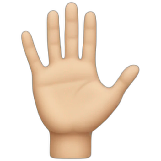 Hand emoji