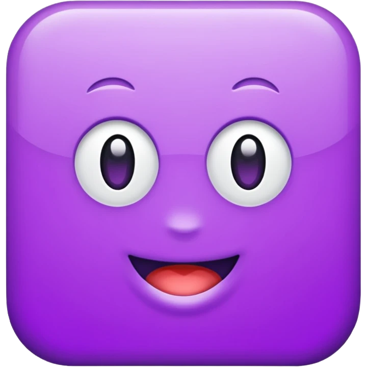 A purple management sticker emoji