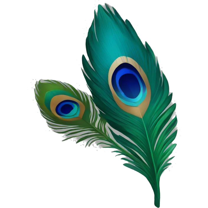 Peacock feather  emoji