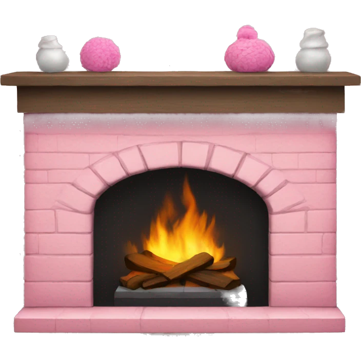 Winter Pink FirePlace emoji