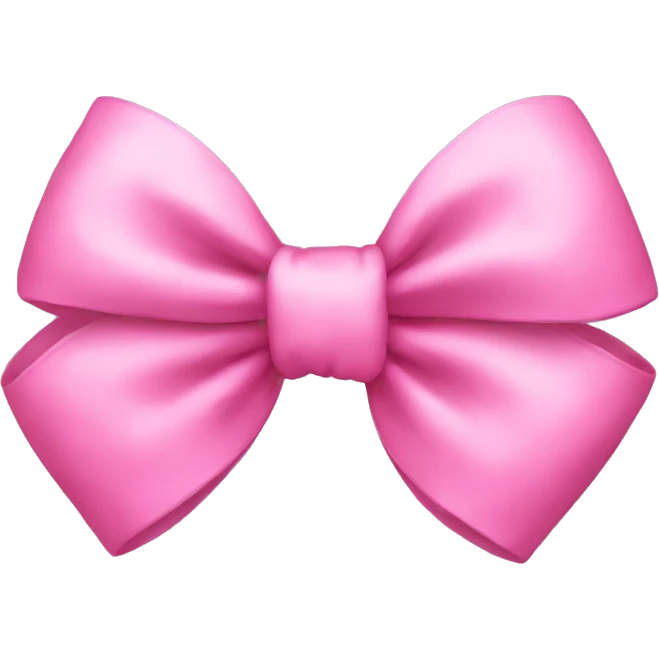pink bow  emoji