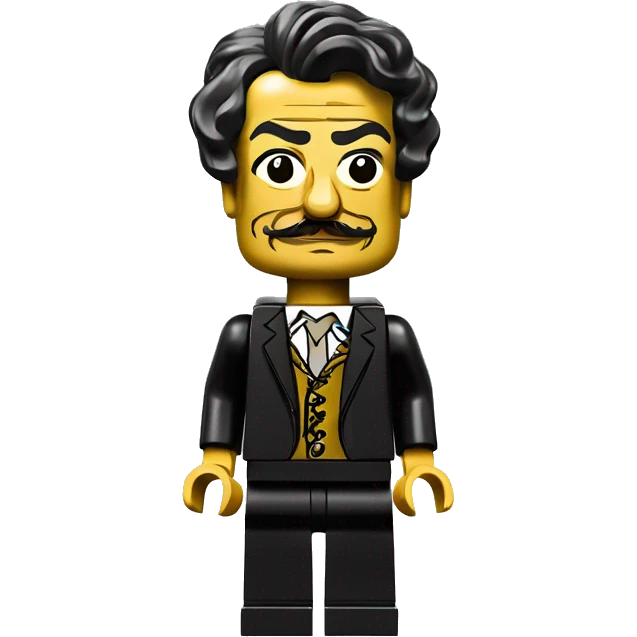 salvador dali lego full body emoji