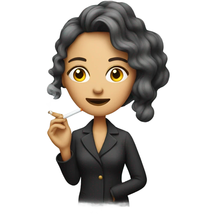 woman smoking cigarette  emoji