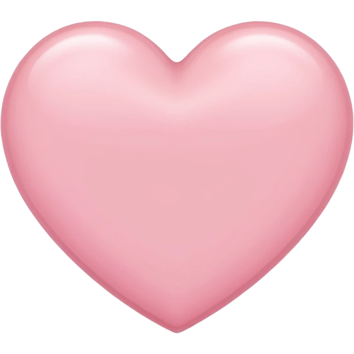 Light pink heart emoji