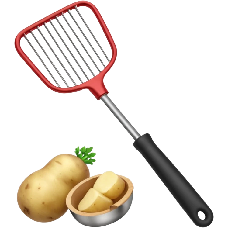 Vertical potato masher  emoji