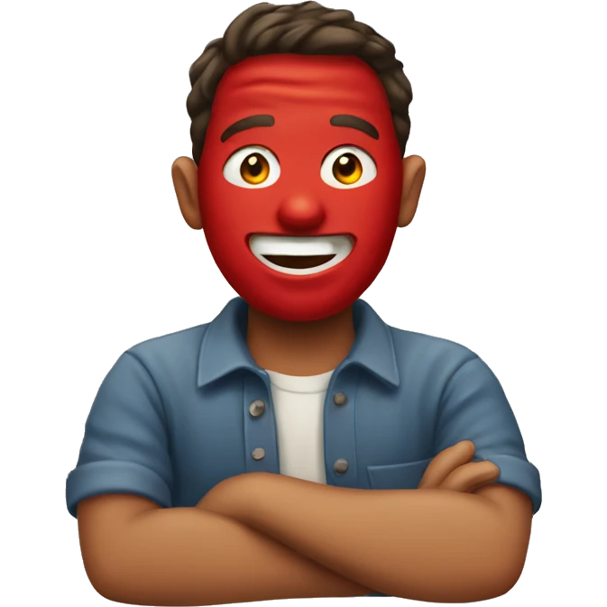 smily redface emoji