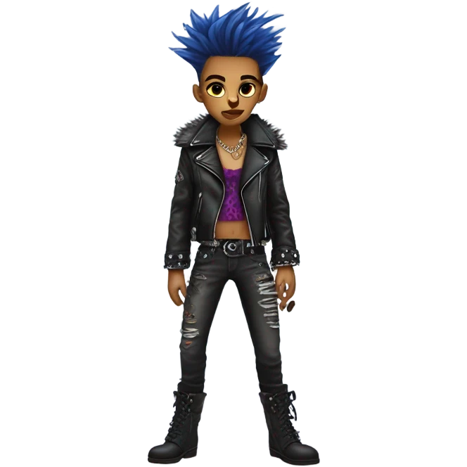 furry anthro punk emoji