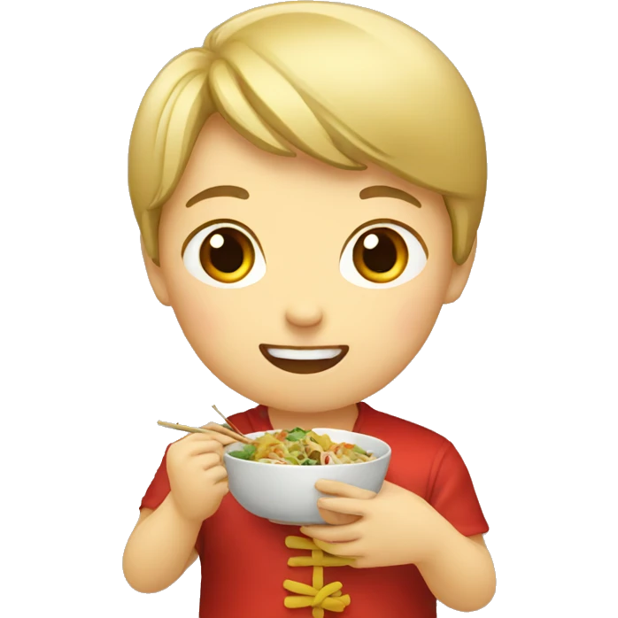Chinese eating emoji