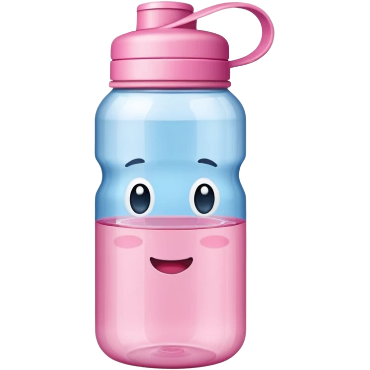 Cute water bottle emoji