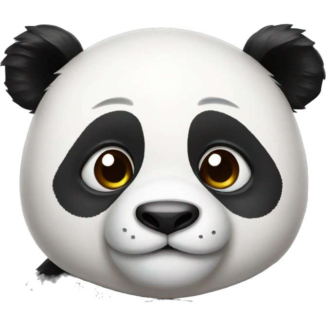 Realistic Panda emoji