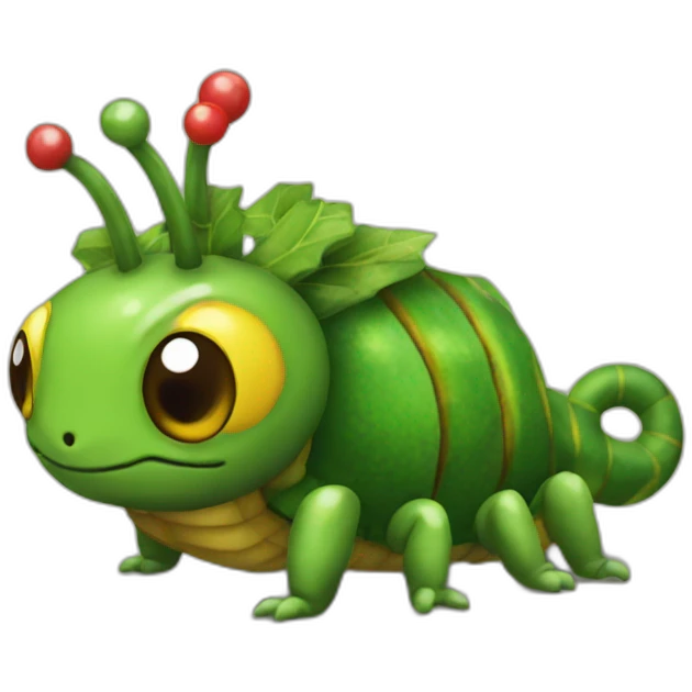 Christmas Caterpie emoji