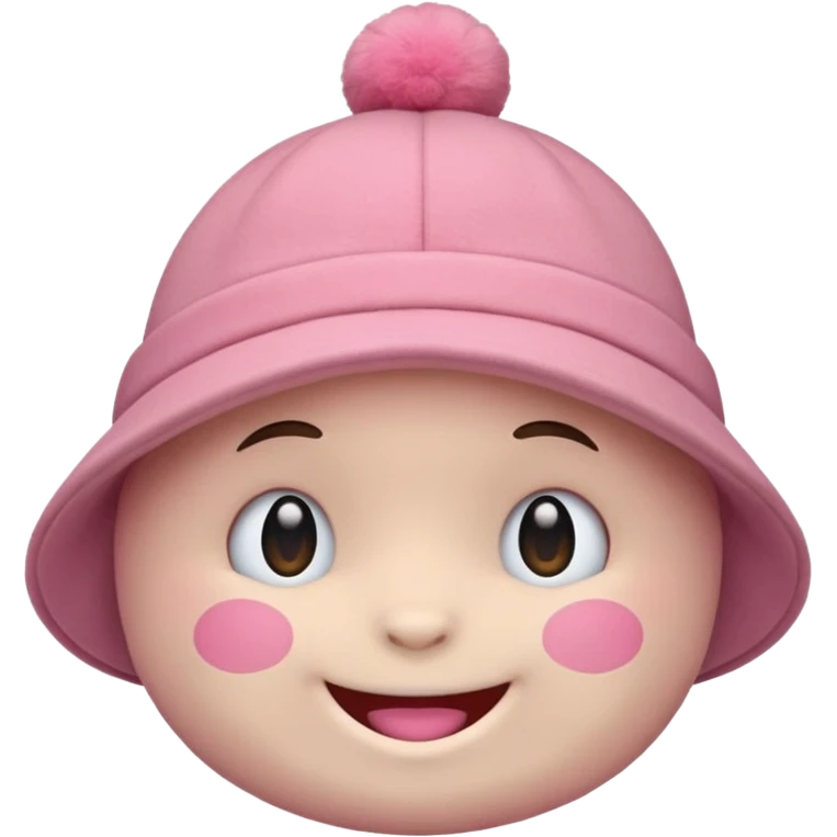 Labubu character smiling, iOS emoji style emoji