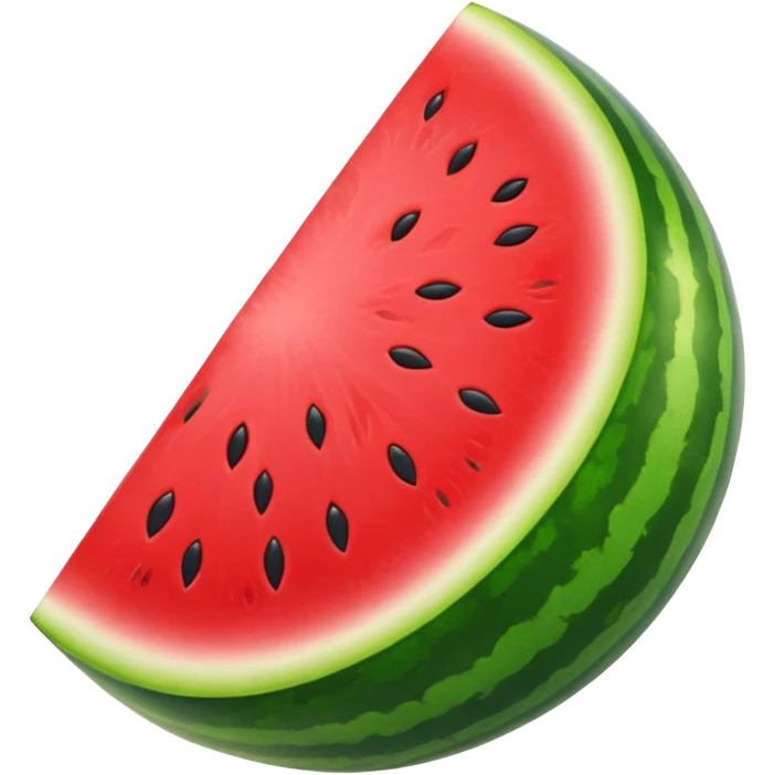 watermelon, simple, bright emoji