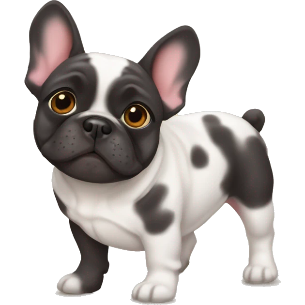 Brindle Frenchie emoji